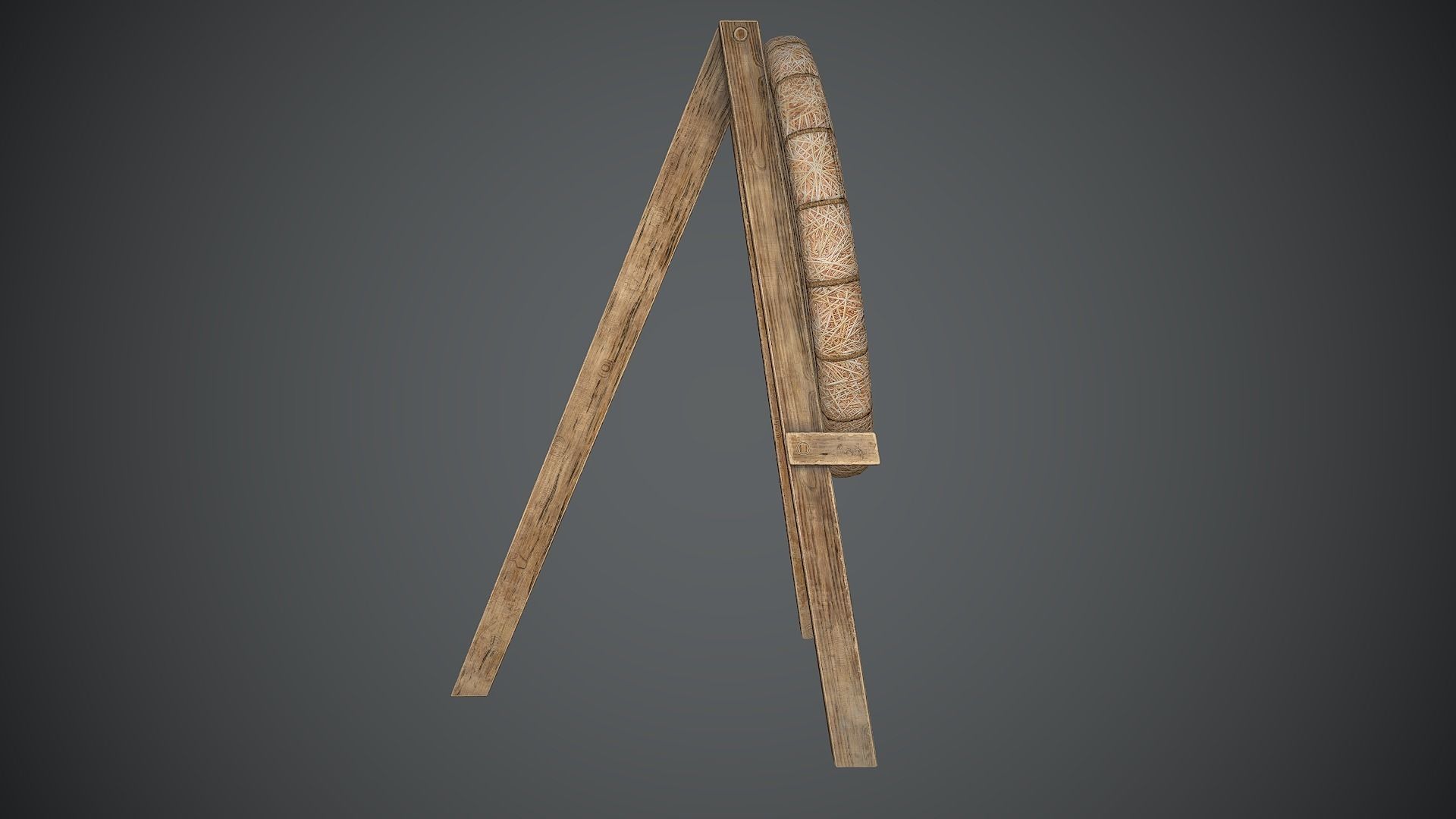 Target Medieval Low-poly 3D model_6