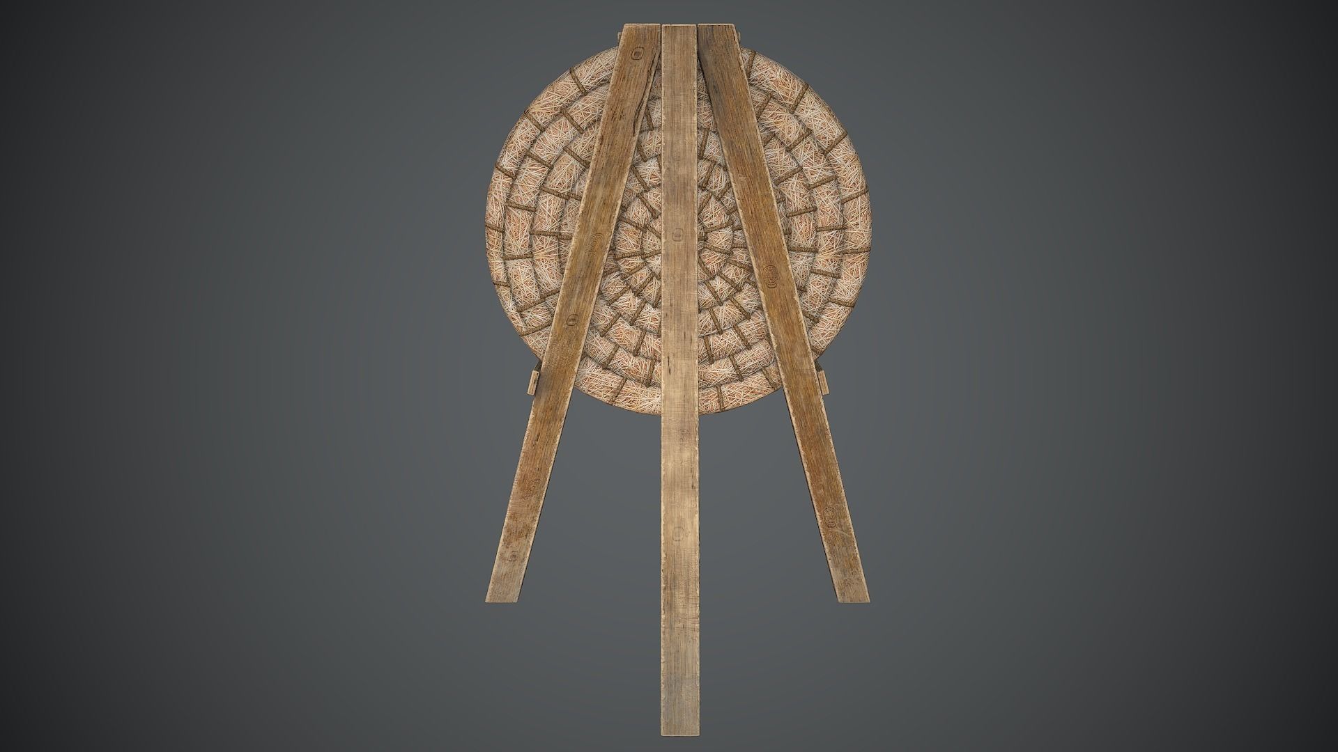 Target Medieval Low-poly 3D model_8