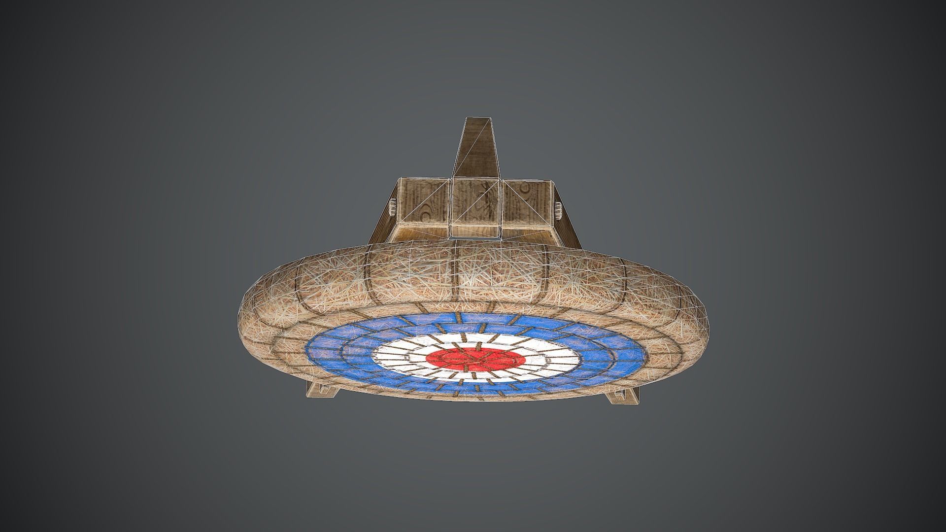 Target Medieval Low-poly 3D model_21