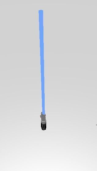 Skywalkers-Leaser-Sword pencil Low-poly 3D model_5