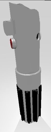 Skywalkers-Leaser-Sword pencil Low-poly 3D model_2