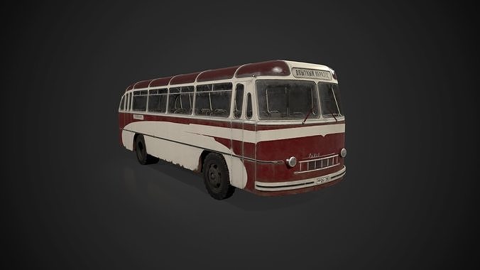 LAZ-695 Lviv Low-poly 3D model