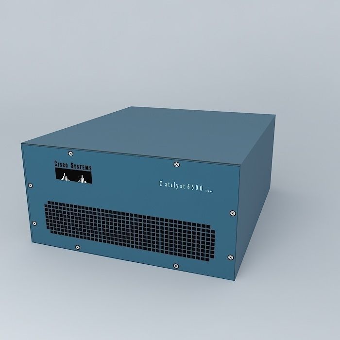 Cisco Catalyst 6504E Switch 3D model_1