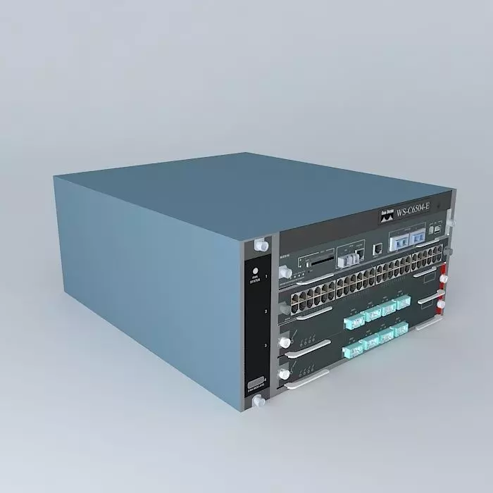 Cisco Catalyst 6504E Switch 3D model_0