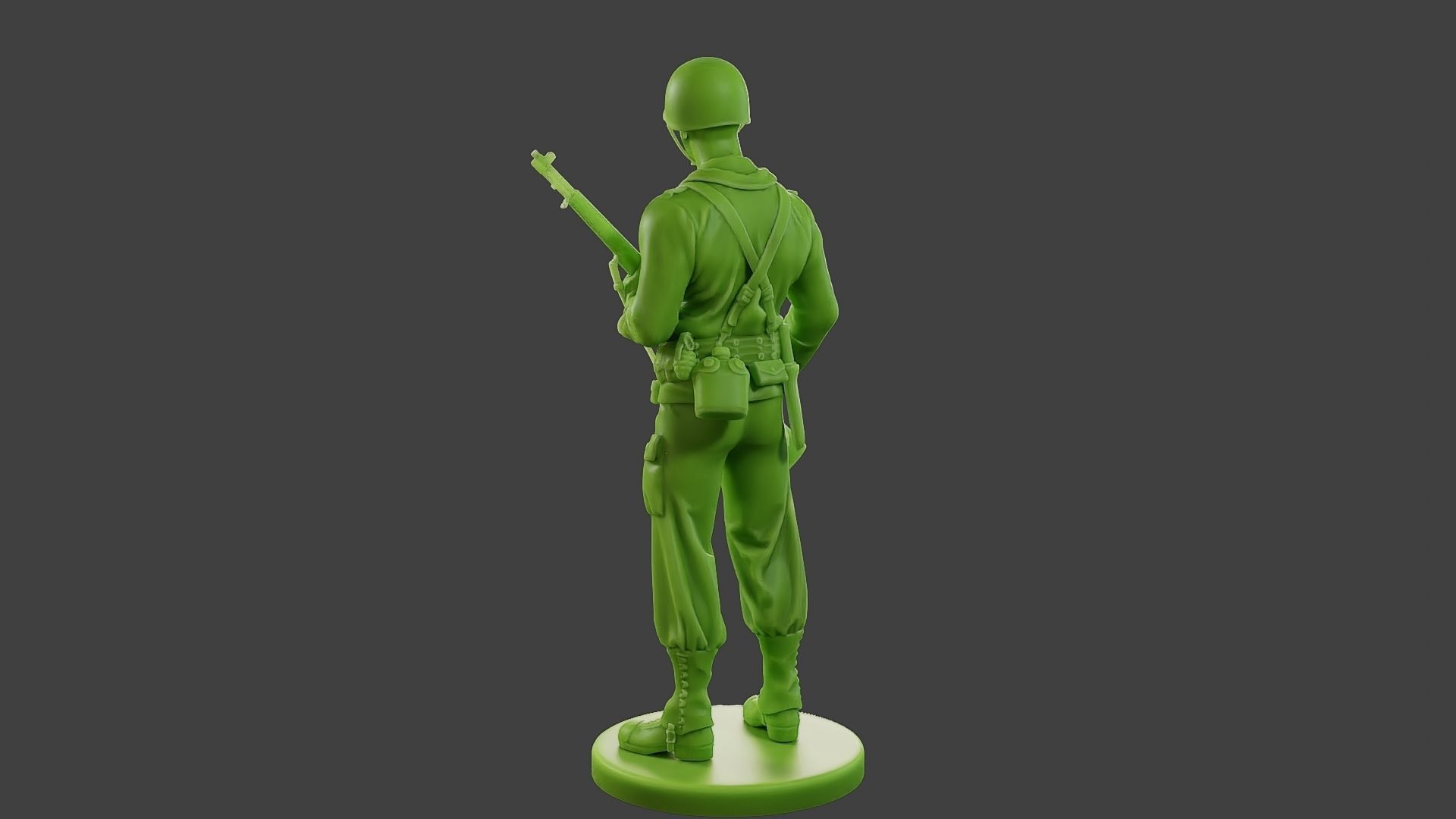 American soldier ww2 StandGuard A1 3D print model_5