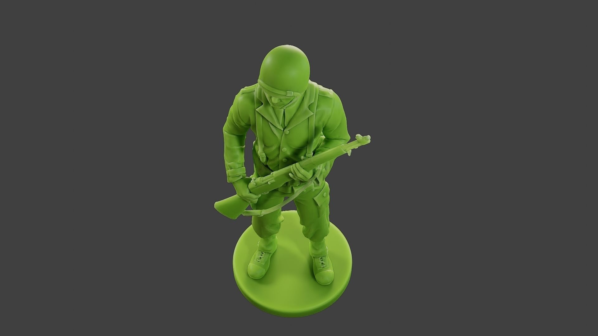 American soldier ww2 StandGuard A1 3D print model_14