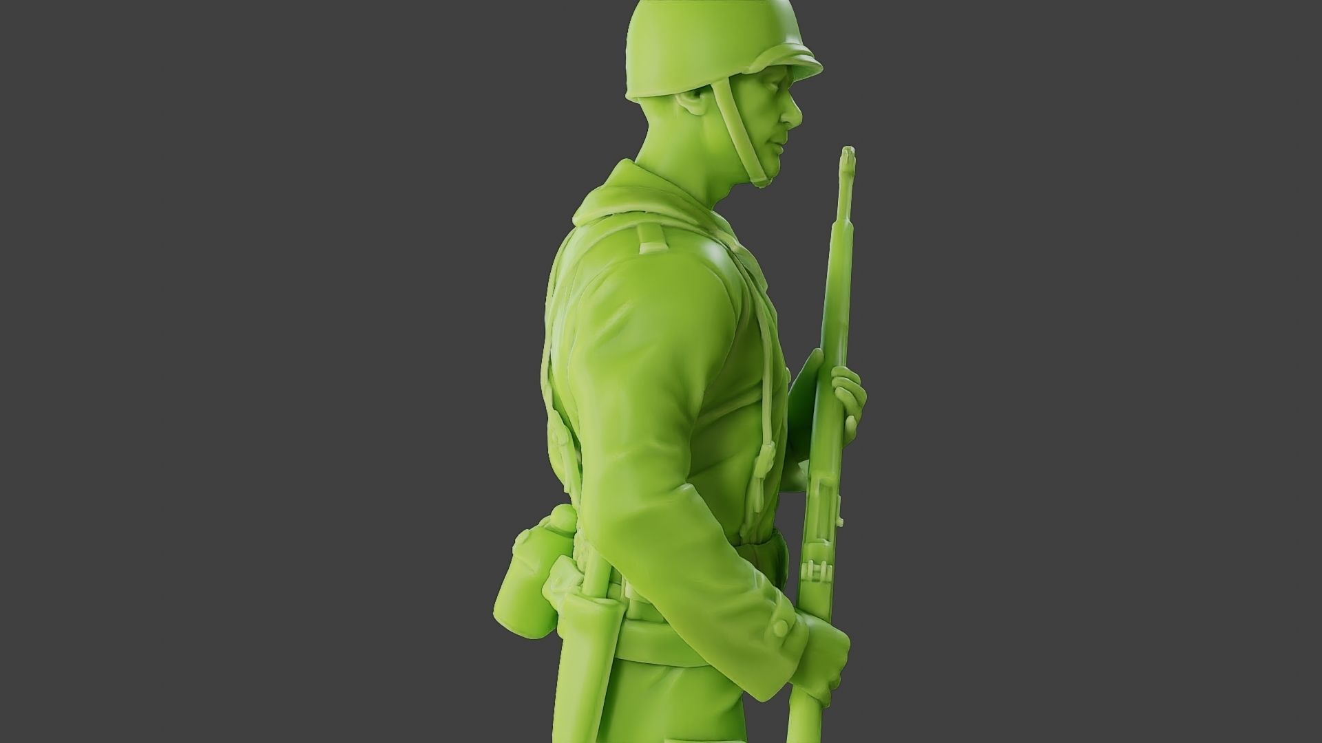 American soldier ww2 StandGuard A1 3D print model_20