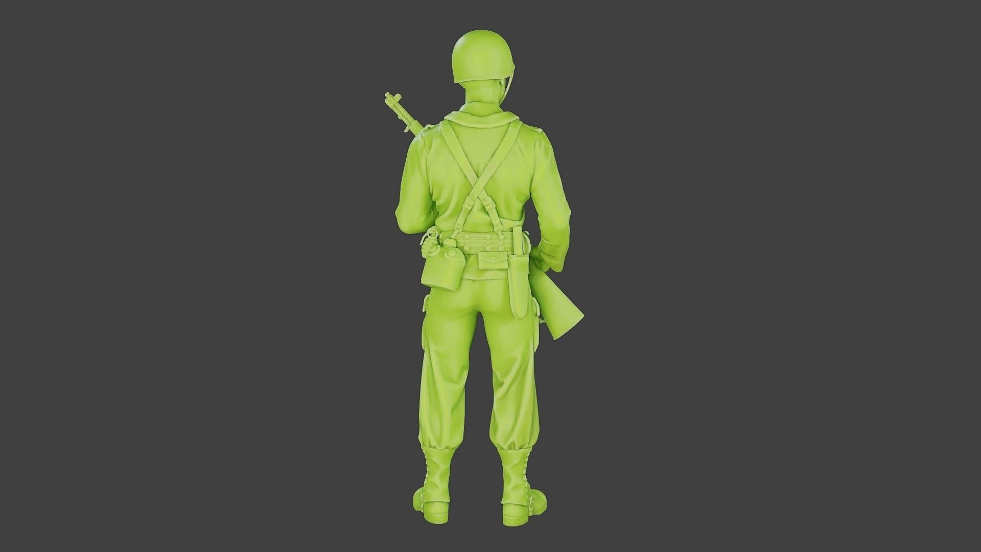 American soldier ww2 StandGuard A1 3D print model_25
