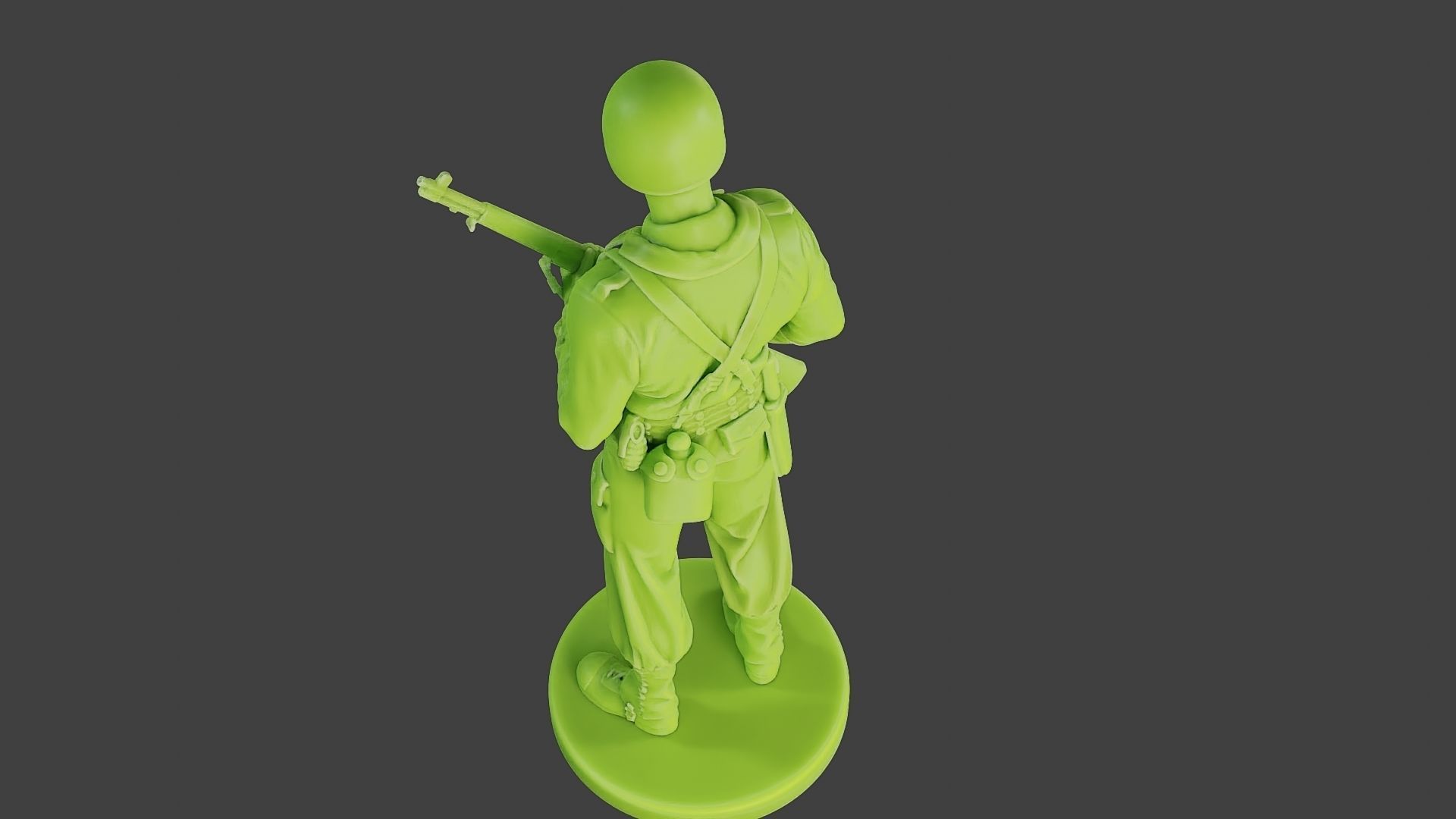 American soldier ww2 StandGuard A1 3D print model_15