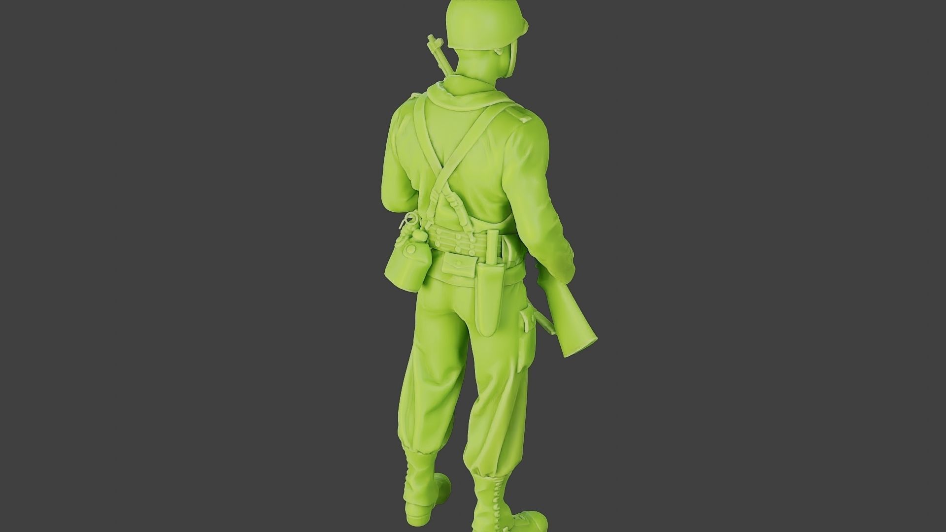 American soldier ww2 StandGuard A1 3D print model_24