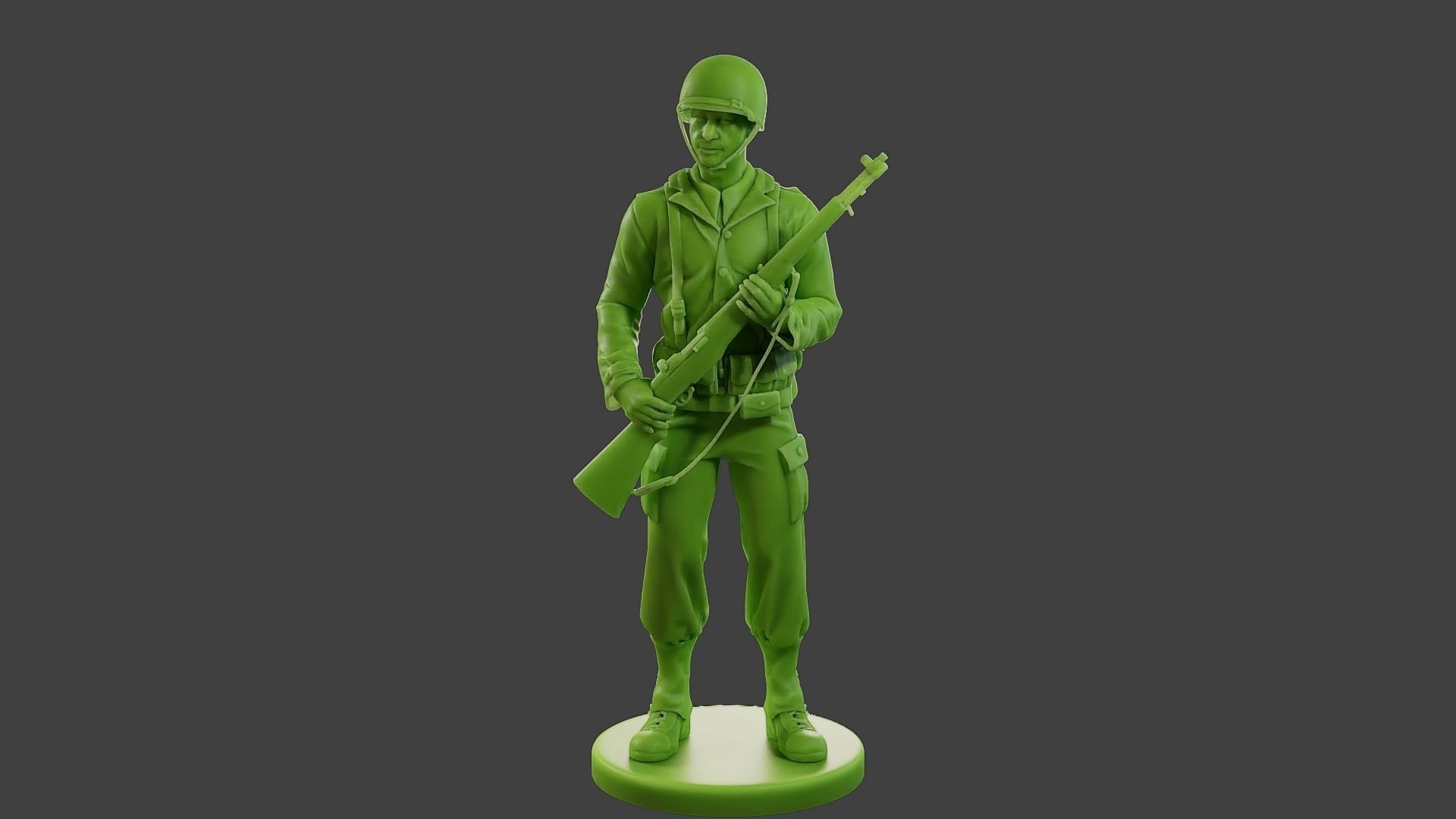American soldier ww2 StandGuard A1 3D print model_1