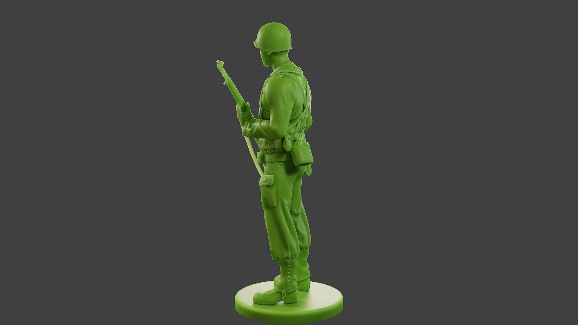 American soldier ww2 StandGuard A1 3D print model_4
