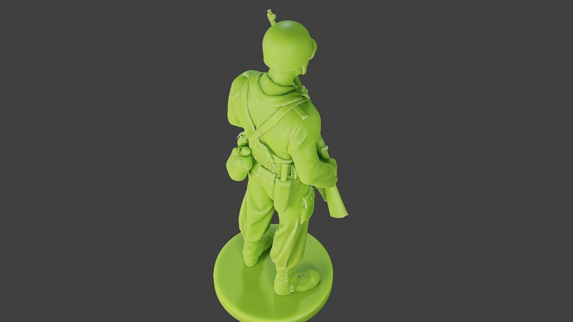 American soldier ww2 StandGuard A1 3D print model_22