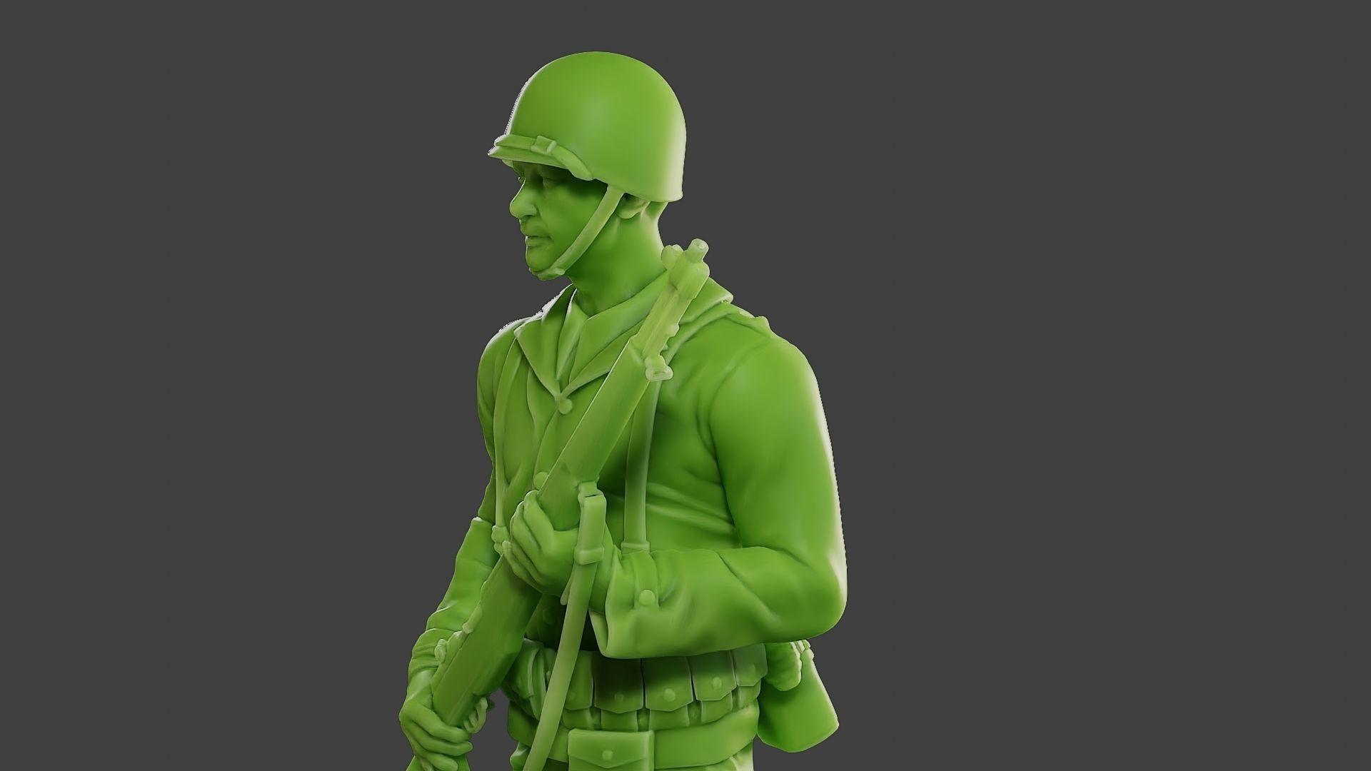 American soldier ww2 StandGuard A1 3D print model_18