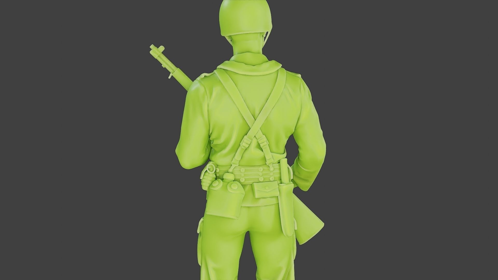 American soldier ww2 StandGuard A1 3D print model_21