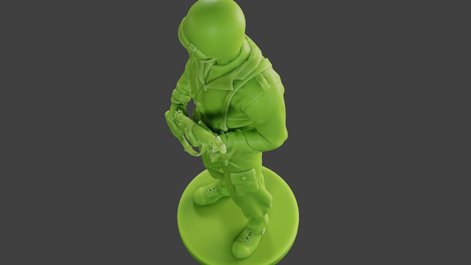 American soldier ww2 StandGuard A1 3D print model_16