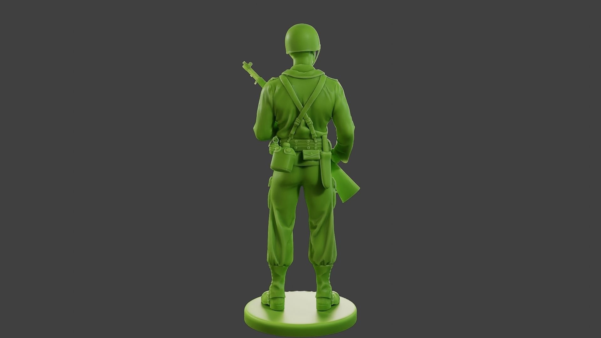 American soldier ww2 StandGuard A1 3D print model_6