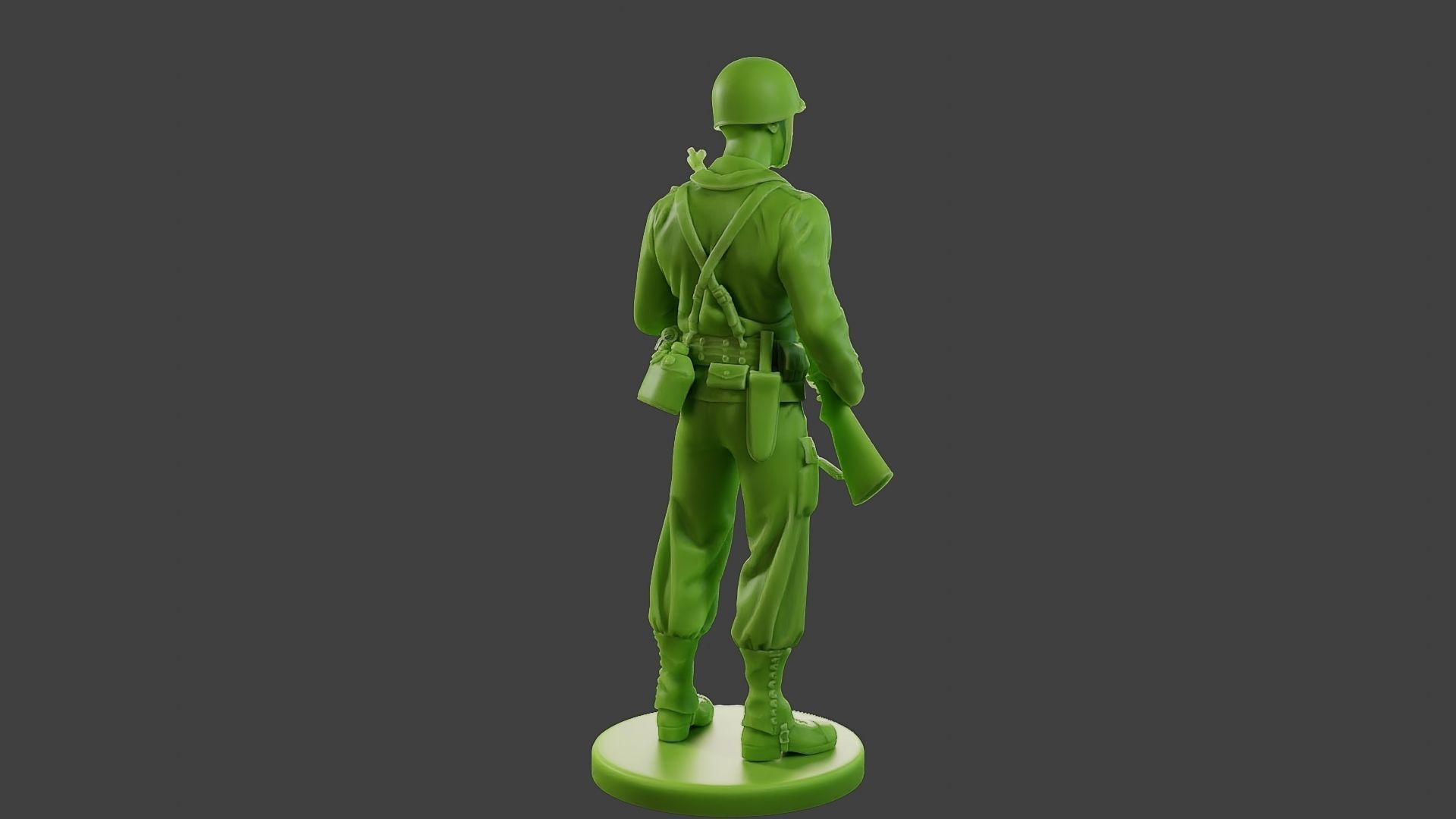 American soldier ww2 StandGuard A1 3D print model_7