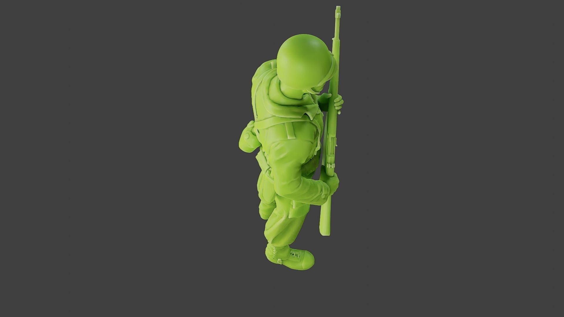 American soldier ww2 StandGuard A1 3D print model_23