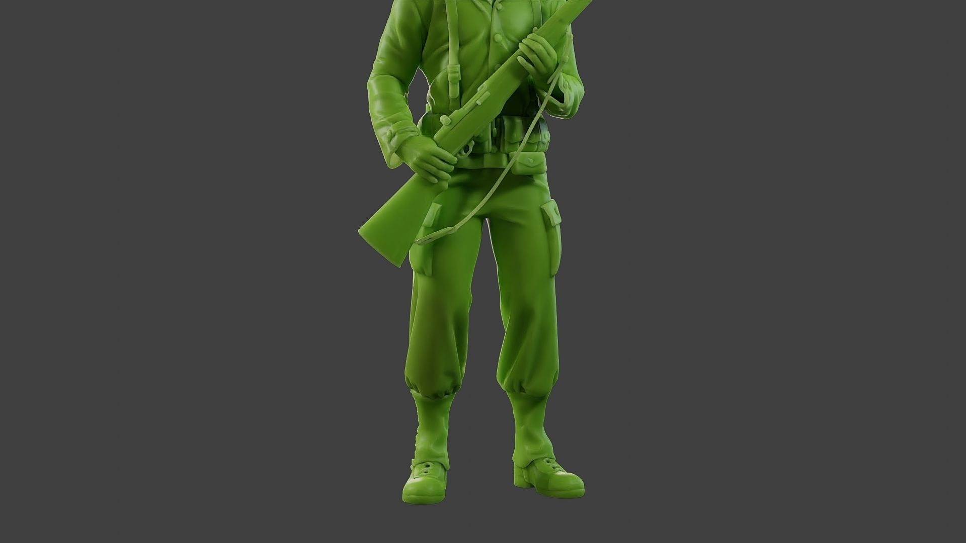 American soldier ww2 StandGuard A1 3D print model_28