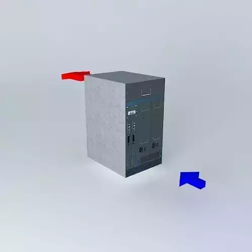 Cisco Unified Broadband Router showing Airflow 3D model