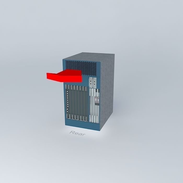 Cisco Unified Broadband Router showing Airflow 3D model_1