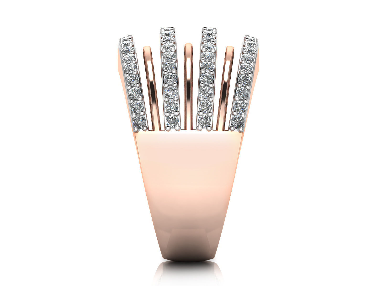 Women ring 3dm stl render detail 3D print model 3D print model_4