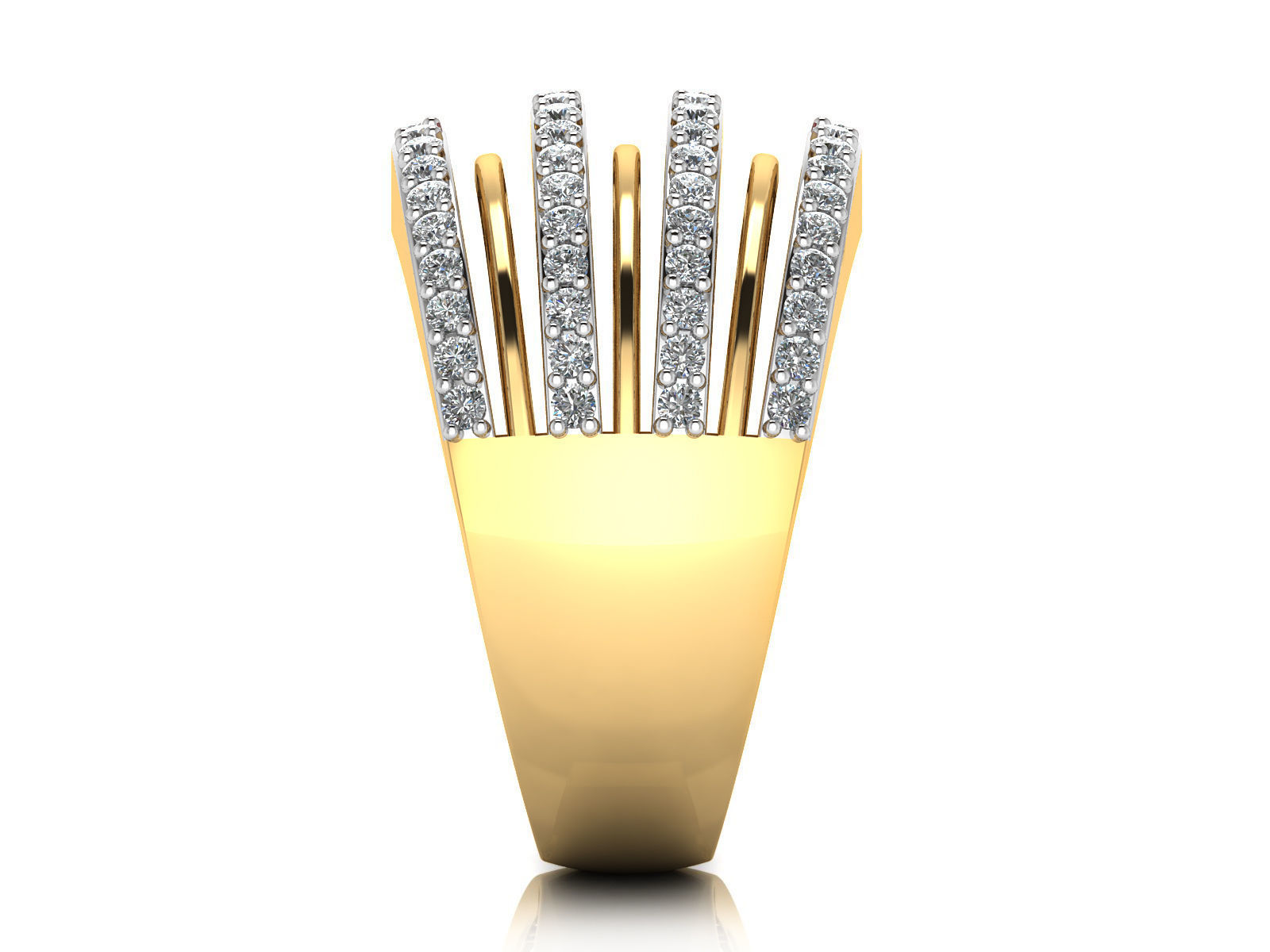 Women ring 3dm stl render detail 3D print model 3D print model_6