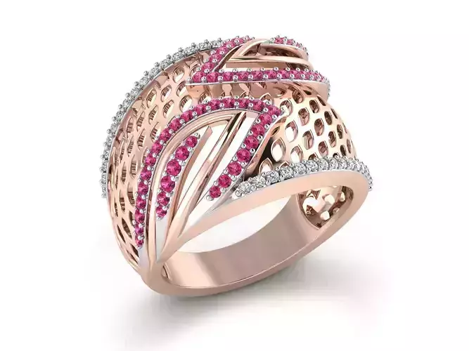 Women ring 3dm stl render detail 3D print model