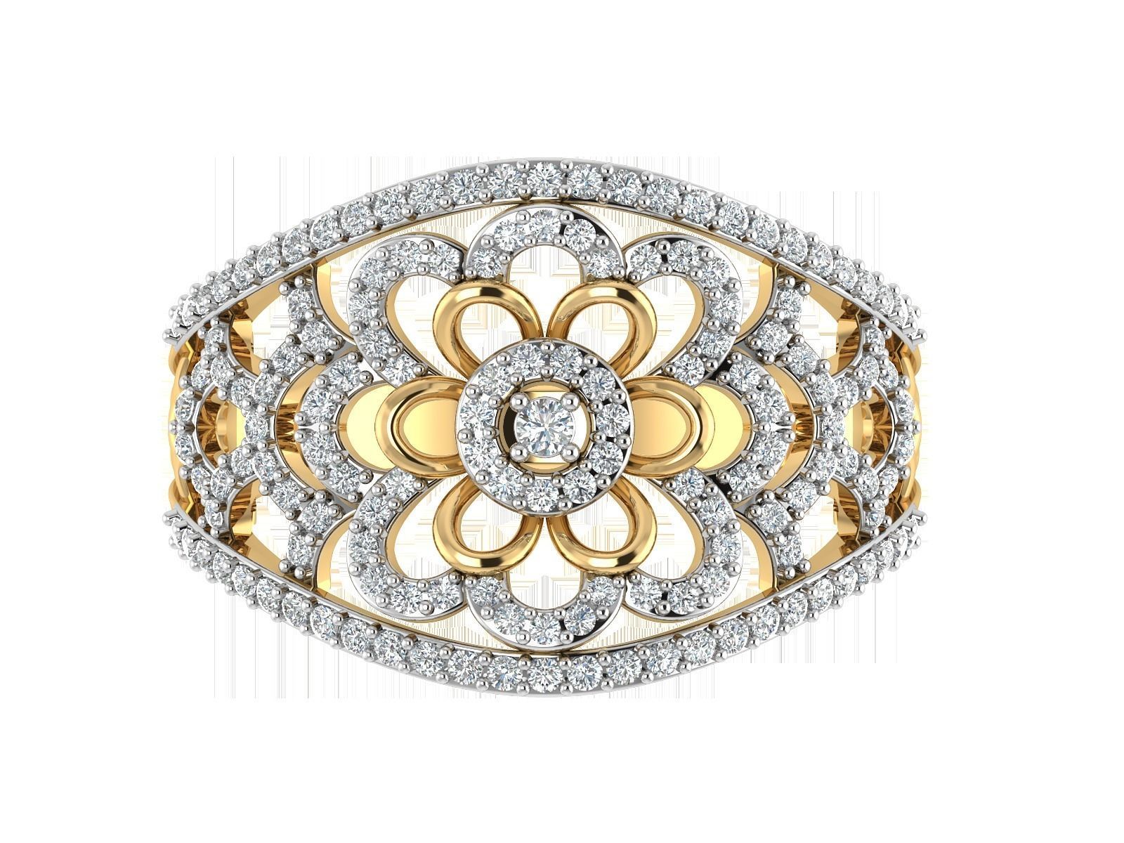 Women ring 3dm stl render detail 3D print model 3D print model_11