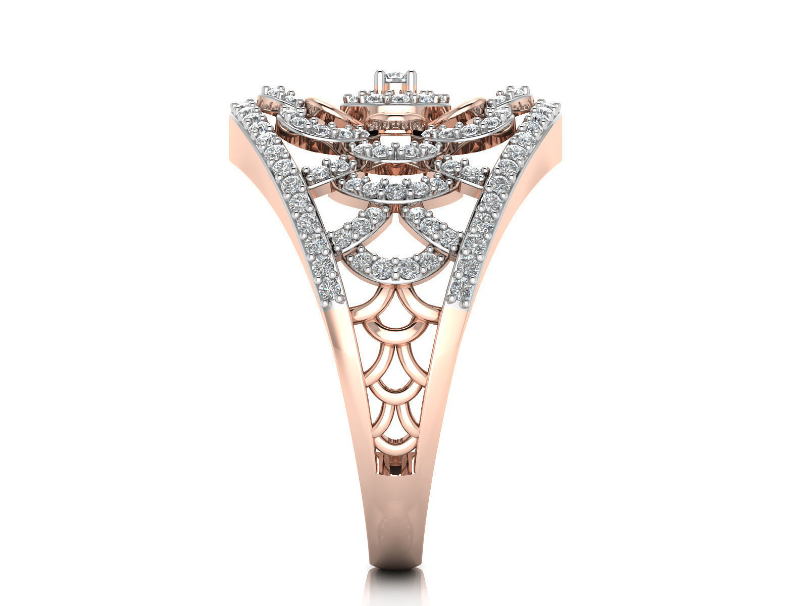 Women ring 3dm stl render detail 3D print model 3D print model_4