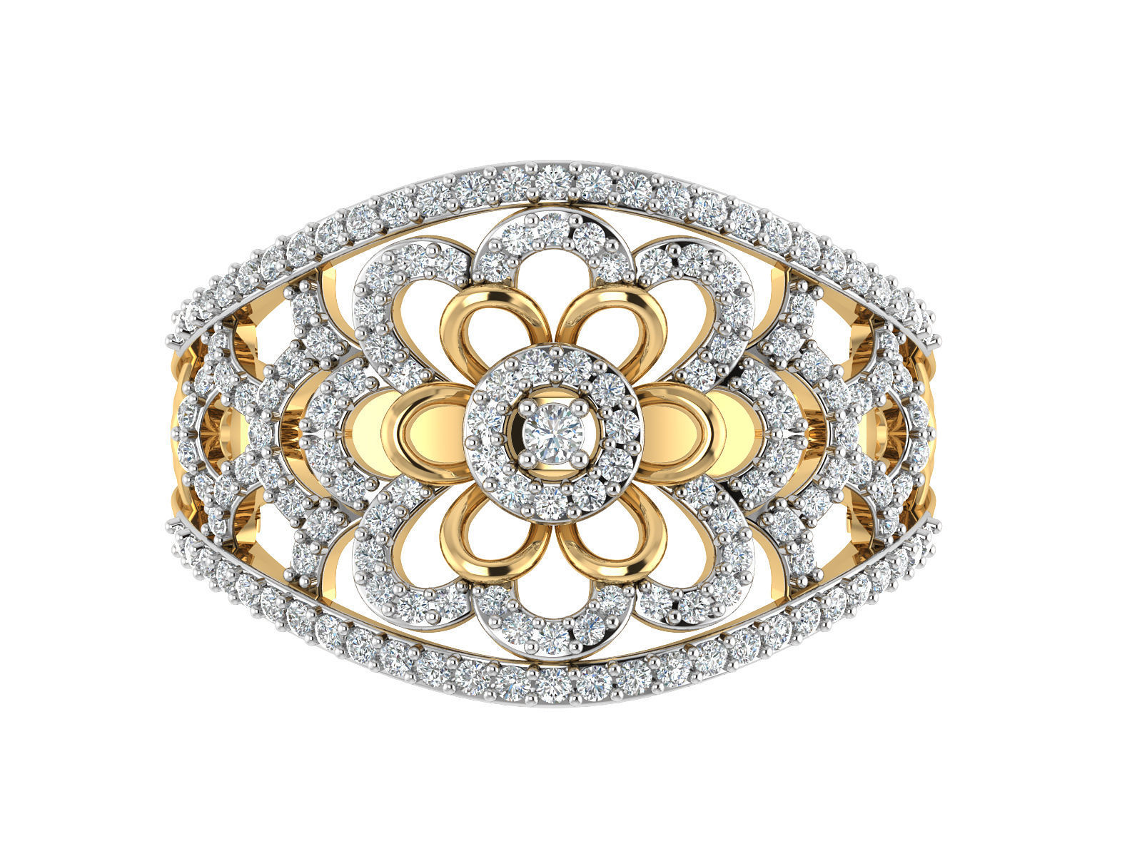 Women ring 3dm stl render detail 3D print model 3D print model_10