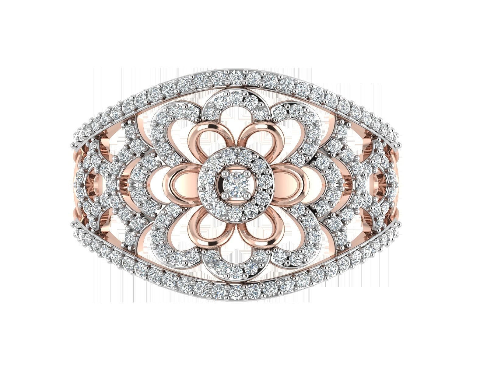 Women ring 3dm stl render detail 3D print model 3D print model_9