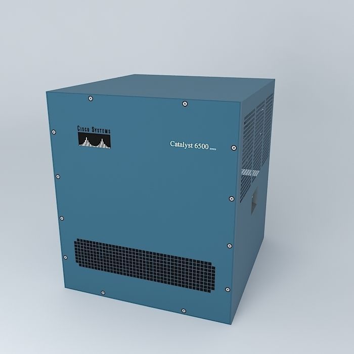 Cisco Catalyst 6506-E Chassis 3D model_1