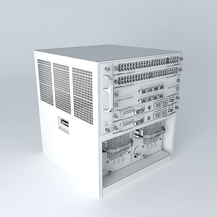 Cisco Catalyst 6506-E Chassis 3D model_3