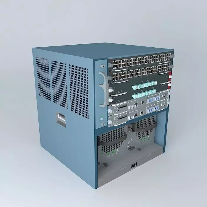 Cisco Catalyst 6506-E Chassis 3D model_0