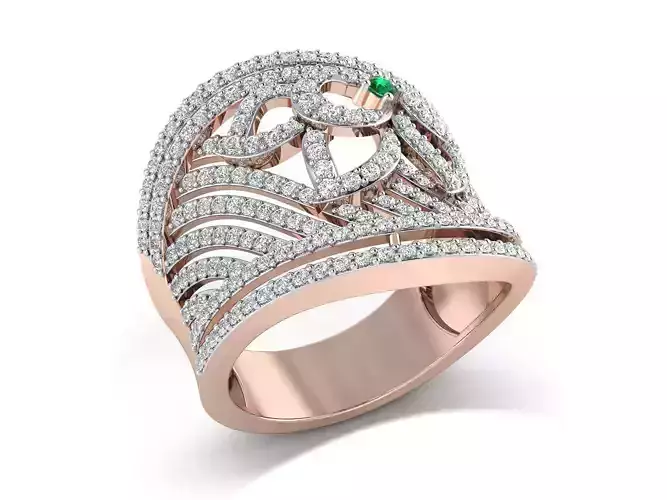 Women ring 3dm stl render detail 3D print model