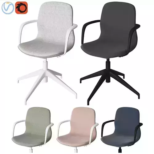 LANGFJALL 3 office chair with legs