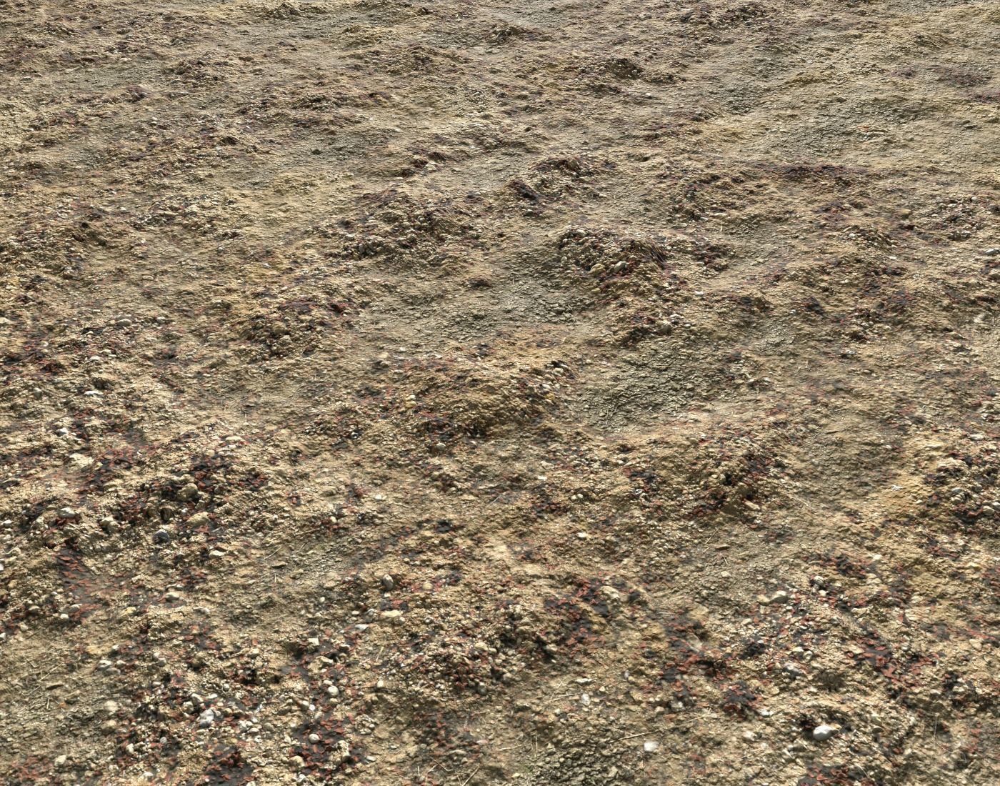 Rocky Soil ground PBR Texture_4