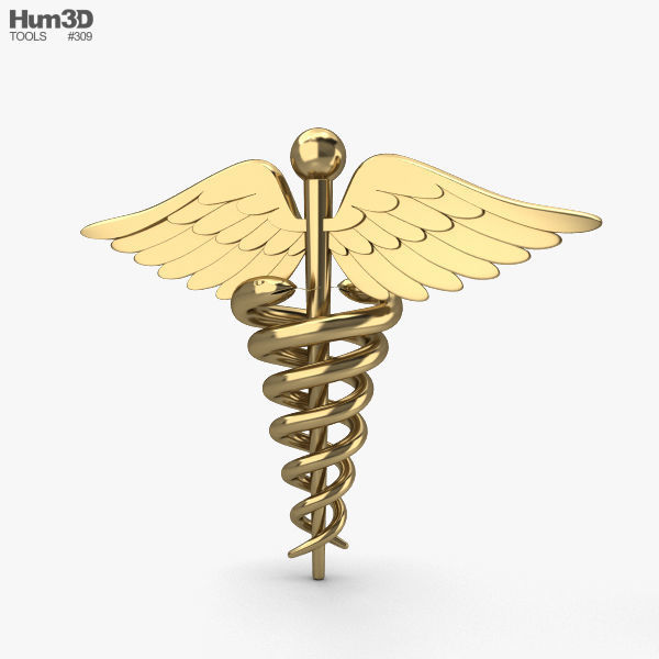 Caduceus 3D model