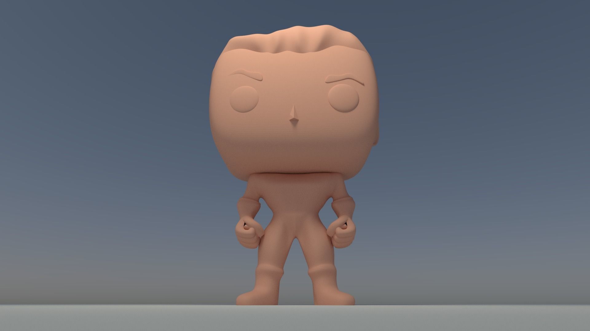 Custom Pop Superhero 3D Printable 3D print model_2