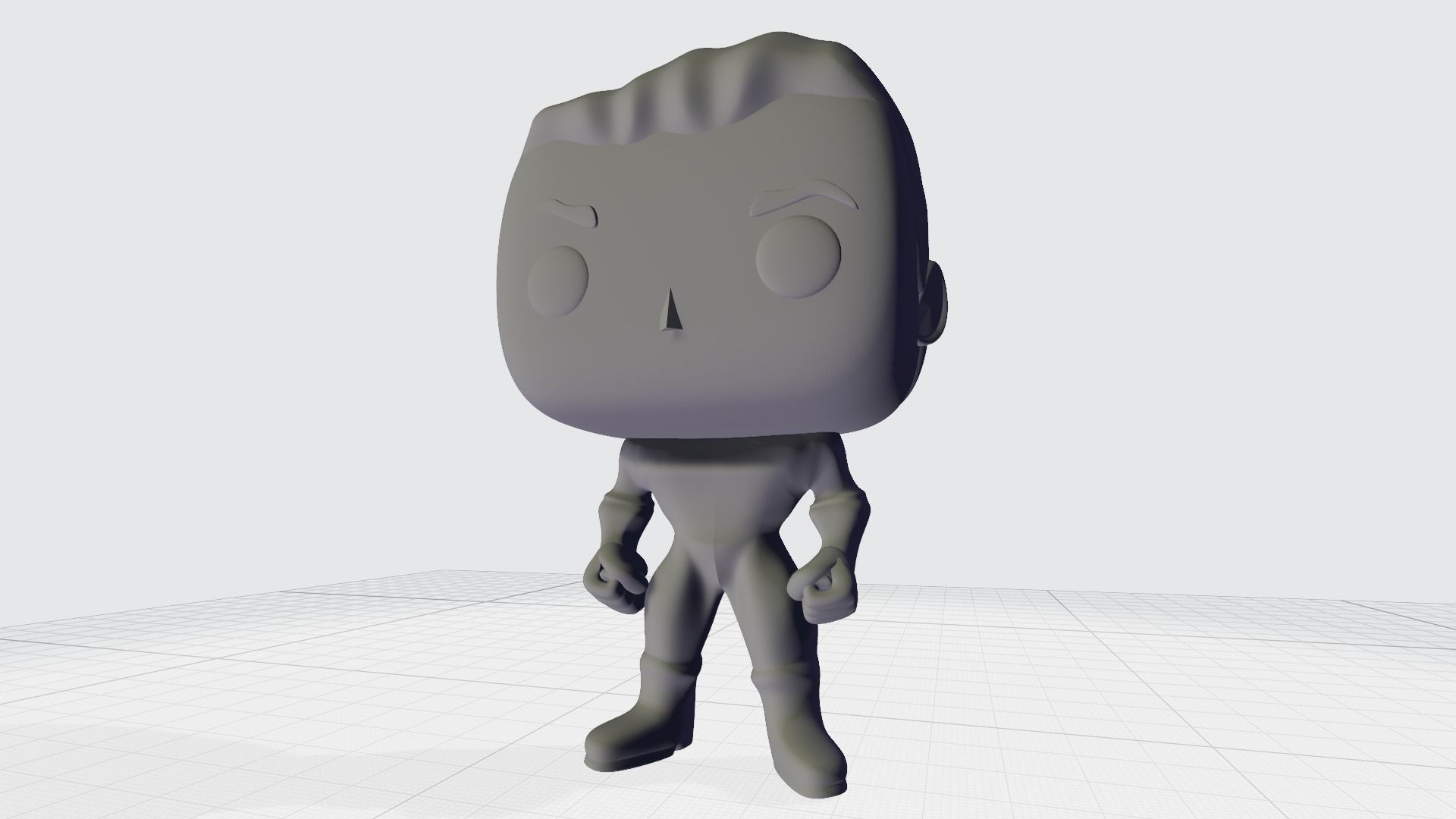 Custom Pop Superhero 3D Printable 3D print model_1