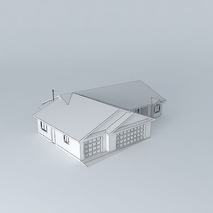 Tract House Free 3D model_3