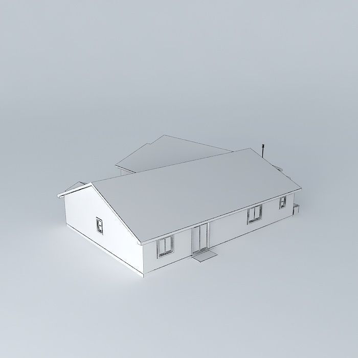 Tract House Free 3D model_4