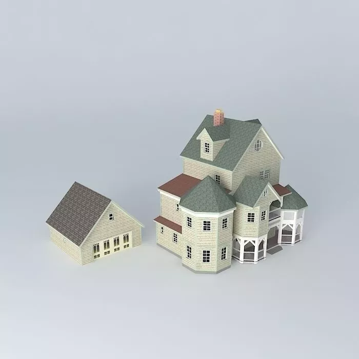 Ashley House Free 3D model