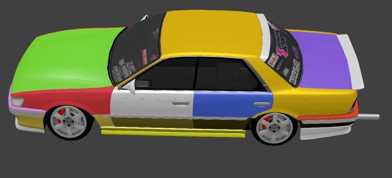 1990 Nissan Laurel 3D model_2