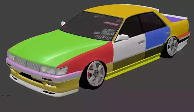 1990 Nissan Laurel 3D model