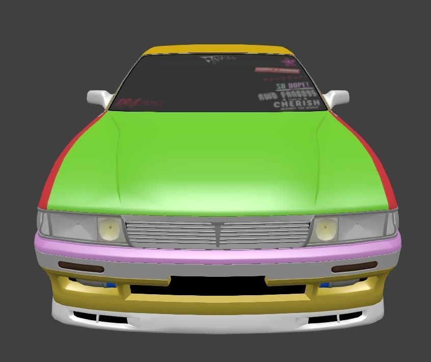 1990 Nissan Laurel 3D model_4