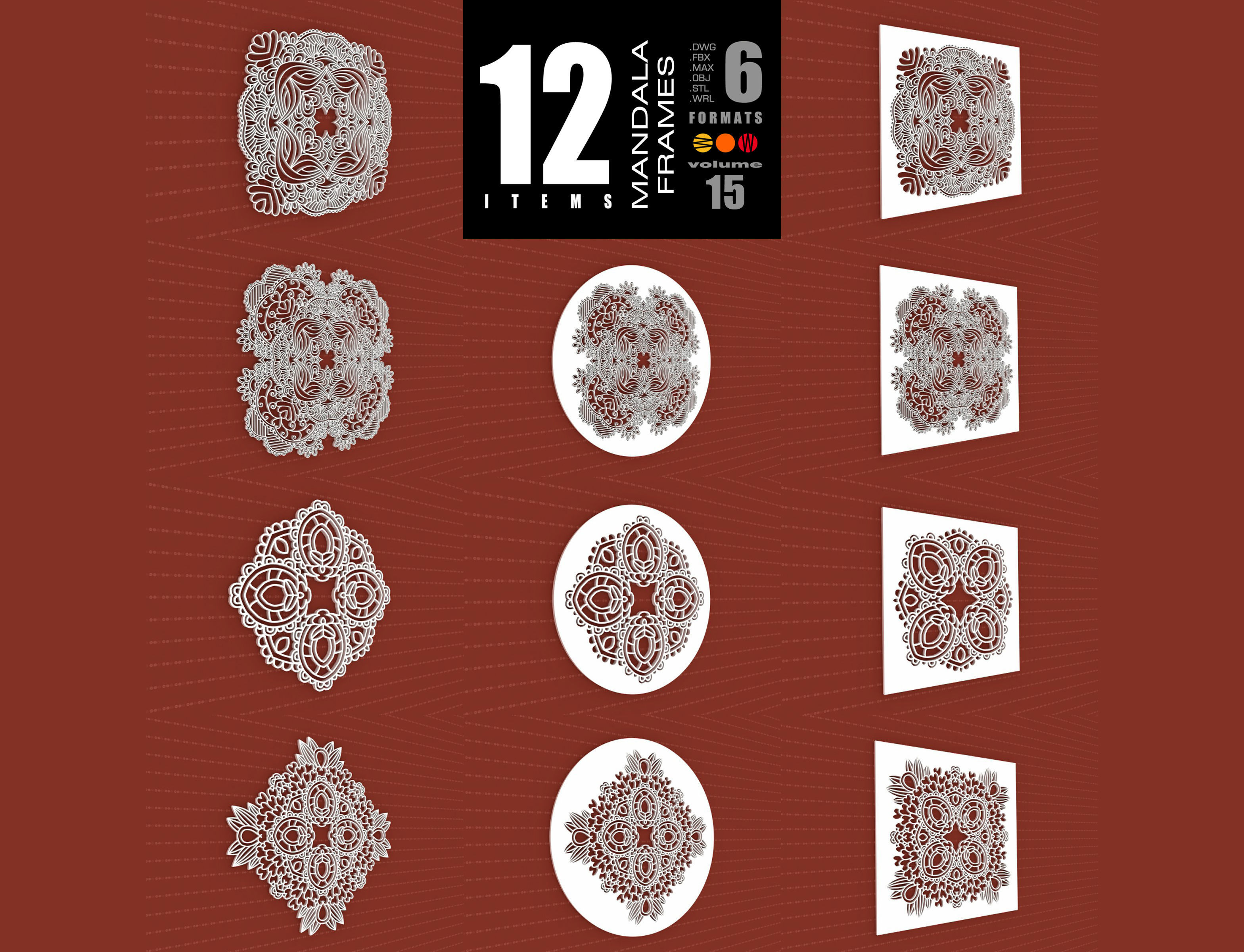 3d modesl stl collection Frames