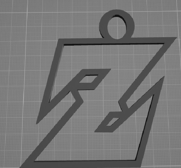 Dragon ball Z Logo Christmas tree ornament 3D model 3D printable CGTrader